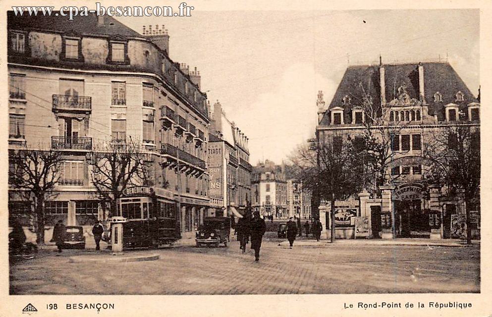 198  BESANÇON - Le Rond-Point de la République